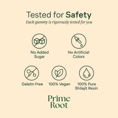 PrimeRoot Shilajit Gummies