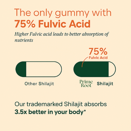 PrimeRoot Shilajit Gummies