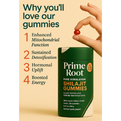 PrimeRoot Shilajit Gummies